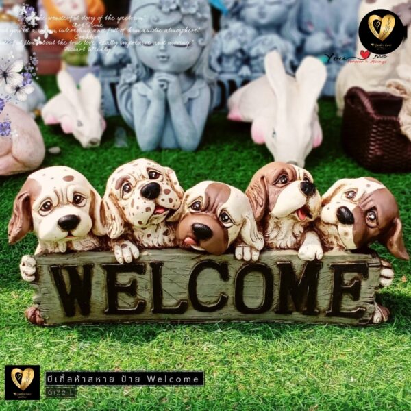 บีเกิ้ล ป้ายwelcome  ป้ายน้องหมายินดีต้อนรับ น่ารักสดใสมากๆๆ - Image 5