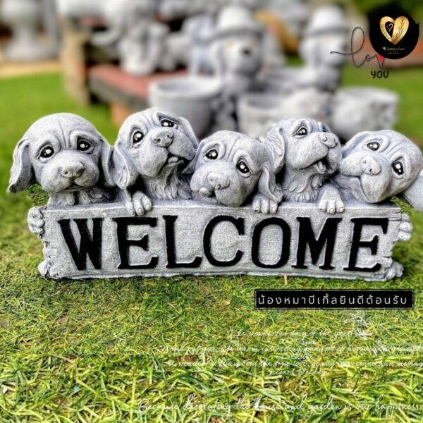 บีเกิ้ล ป้ายwelcome  ป้ายน้องหมายินดีต้อนรับ น่ารักสดใสมากๆๆ - Image 7